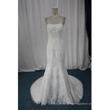 Vestido romántico y elegante nuevo corsé 2011 vestidos nupciales de la boda 3819